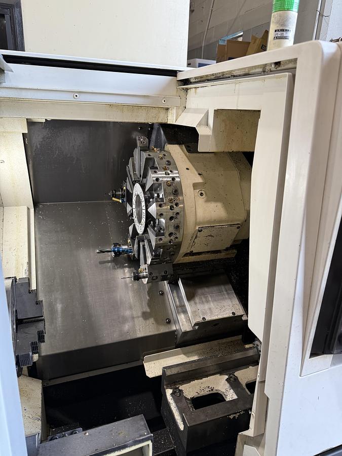 Used 2014 OKUMA GENOS L250E CNC Turning Center