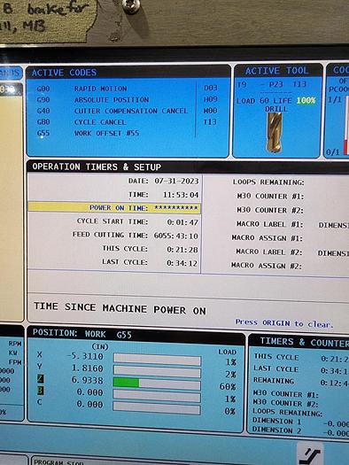 Used 2013 HAAS UMC-750 5-Axis CNC Vertical Machining Center