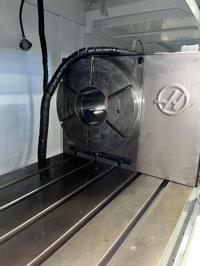 Used 2014 HAAS VF-12 Cat-50 4-Axis With HRT-450 Rotary Table CNC Vertical Machining Center