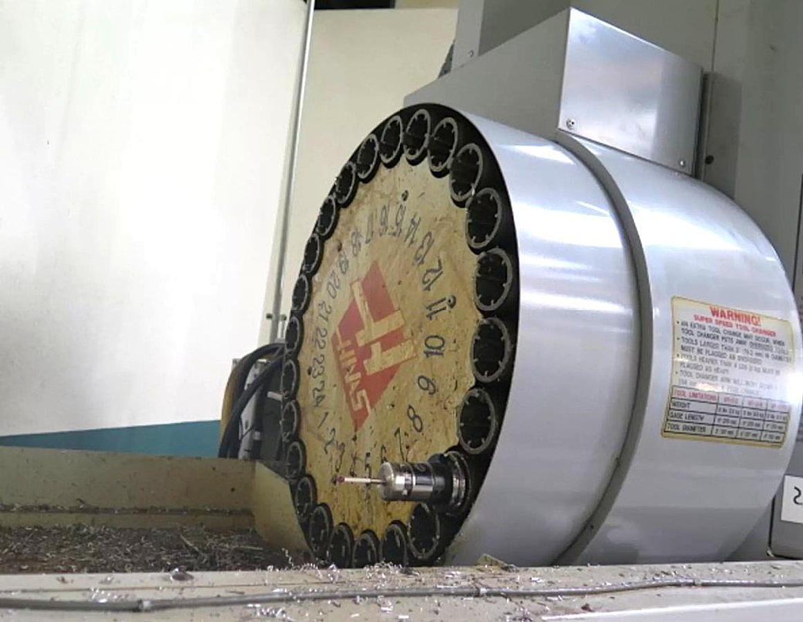 Used 2004 HAAS VF-3SS 12,000 RPM 5-Axis CNC Vertical Machining Center with TR-210 Trunnion Table