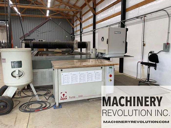 Used OMAX MAX 80160 WATERJET CUTTING SYSTEM W/ TILT-A-JET 50,000PSI
