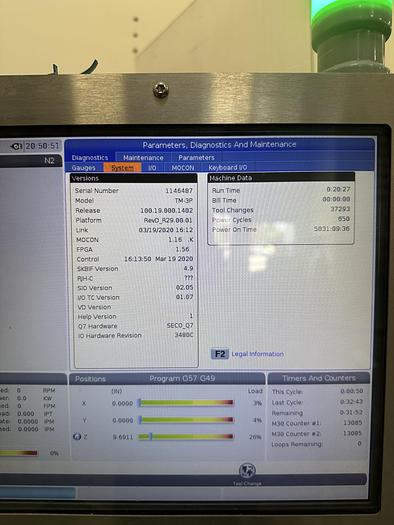 Used 2018 HAAS TM-3P CNC Vertical Machining Center ***Only 476 Cutting Hours***