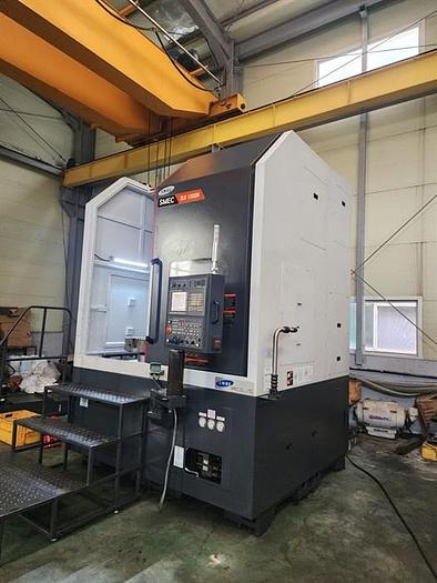 Used 2018 SAMSUNG SMEC SLV 1000M CNC Vertical Turning Center With Live Tooling ***Only 389 Cutting Hours***