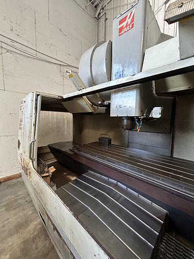 Used 2008 HAAS VF-7 Cat 50 4-Axis CNC Vertical Machining Center with HRT-450 Rotary Table