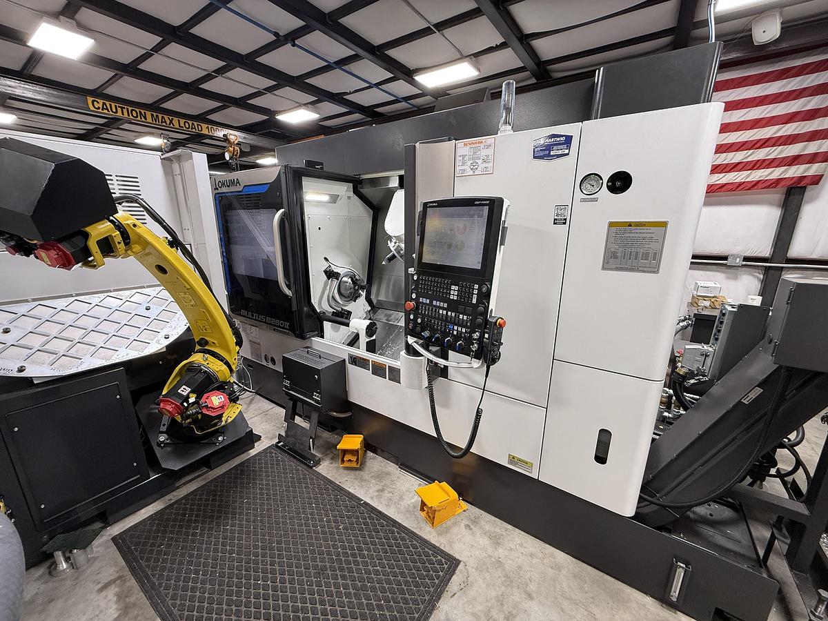 Used OKUMA MULTUS B250II Like Brand New Only 104 Hours Total Running Time