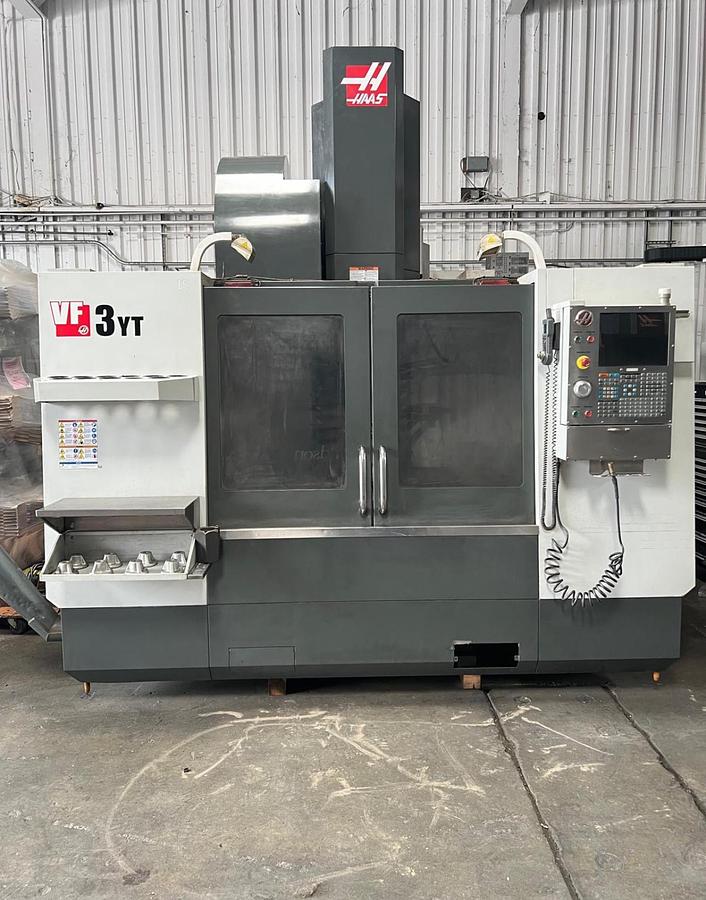 Used 2013 HAAS VF-3YT Cat-50 CNC Vertical Machining Center