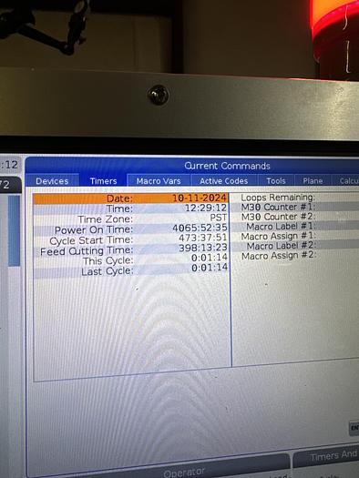 Used 2018 HAAS VF-1 4-Axis CNC Vertical Machining Center with WIPS / TSC ***Low Hours***