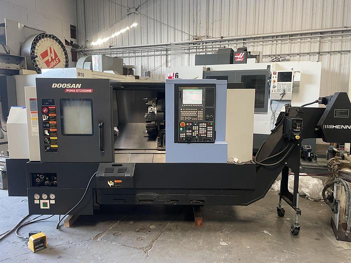 Used 2015 DOOSAN PUMA GT2100 MB Live Tooling CNC Turning Center