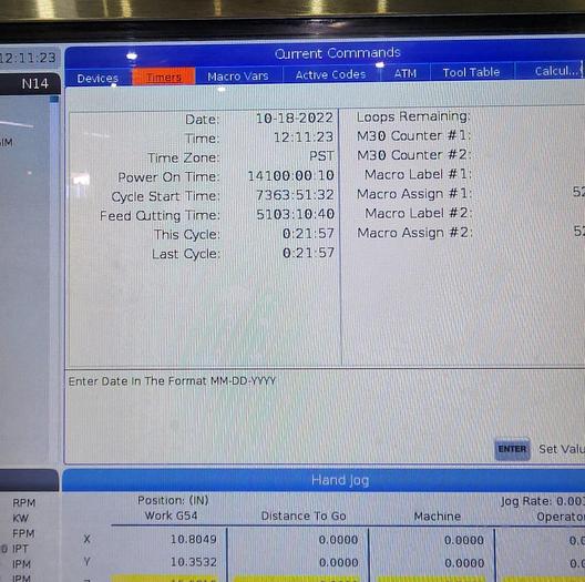 Used 2016 HAAS UMC-750SS 5-Axis CNC Vertical Machining Center