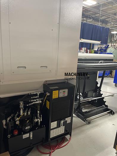 Used 2022 Mazak HQR-100MSY Twin Turret / Twin Spindle / Live Tooling / Bar Feeder CNC Lathe ***156 Hours***
