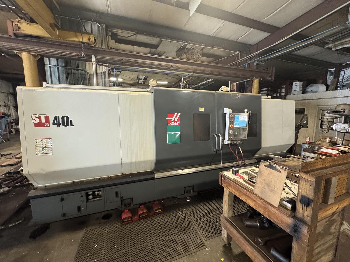Used 2012 HAAS ST-40L Long Bore CNC Turning Center