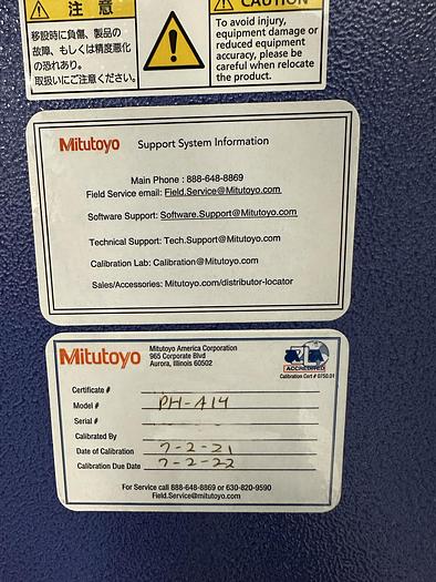 Used 2021 Mitutoyo PH-A14 Optical Comparator with Digital Control