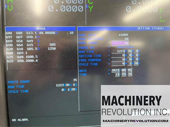 Used 2021 Nakamura Tome AS-200 CNC Lathe Live Tooling Y-Axis ***Low Hours***
