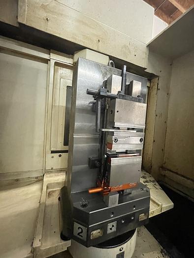 Used 2013 HYUNDAI WIA HS4000I 4-Axis Horizonta Machining Center with Pallet Changer