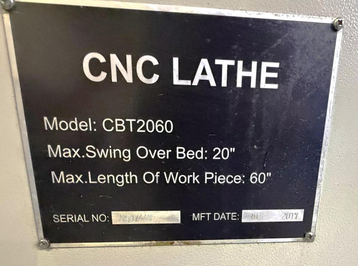 Used 2017 BOLTON TOOLS CBT-260 CNC Lathe