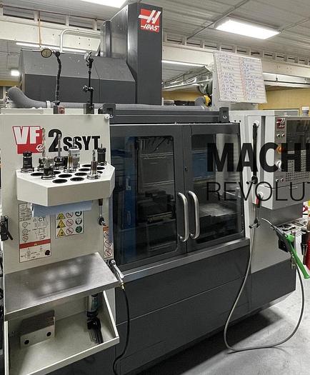 Used 2021 HAAS VF-2SSYT 5-Axis CNC Vertical Machining Center with Brand New 2021 TRT-160 Trunnion Table ***405 Hours***
