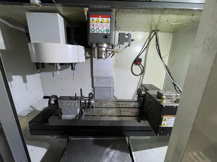 Used 2016 HAAS Super Mini Mill 2 4-Axis CNC Vertical Machining Center