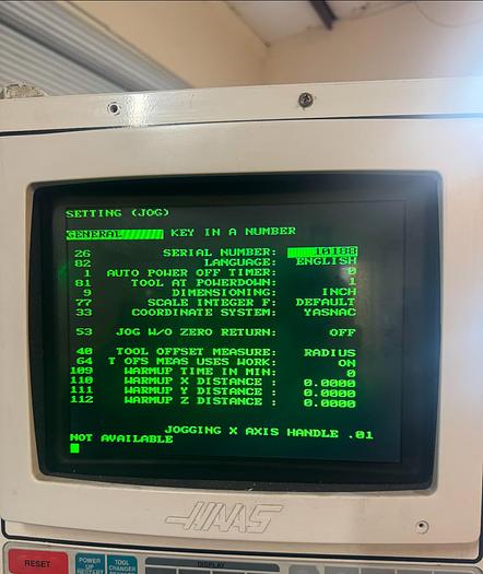 Used 1997 HAAS VF-3 4-Axis CNC Vertical Machining Center