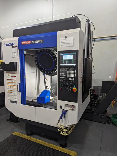 Used 2020 BROTHER SPEEDIO S500X2 4-Axis Vertical Machining Center ***Low Hours*** 2 Available