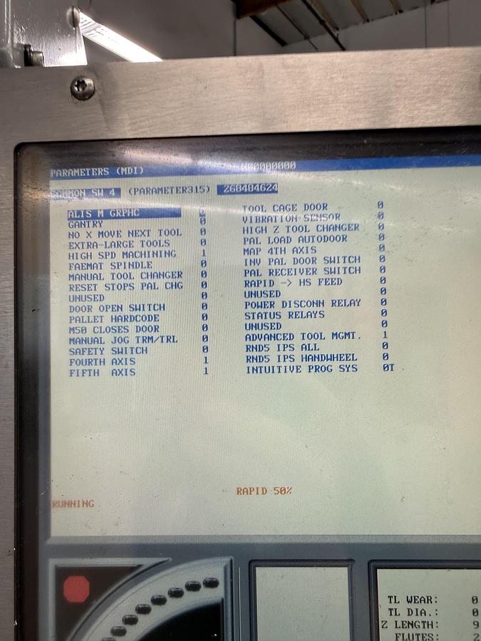 Used 2006 HAAS VF-6/40 TR-310 5-Axis Vertical Machining Center