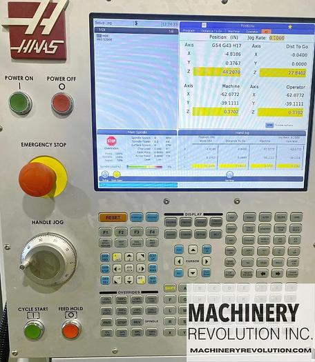 Used 2022 HAAS VS-3 Cat-50 4-Axis CNC Vertical Machining Center ***Low Hours***