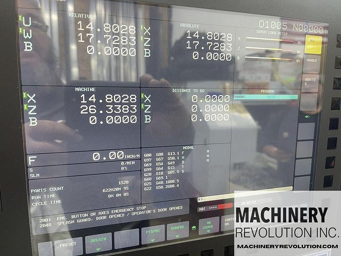 Used 2021 DOOSAN Lynx 2100L CNC Lathe ***Low Hours***