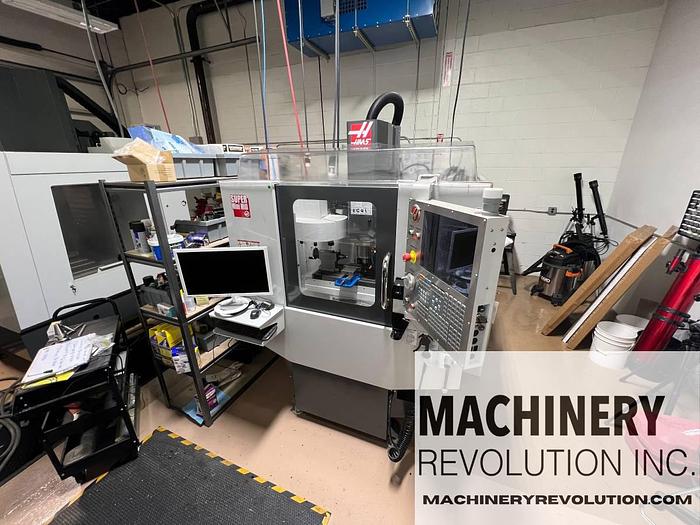 Used 2014 HAAS Super Mini Mill 4-Axis CNC Vertical Machining Center