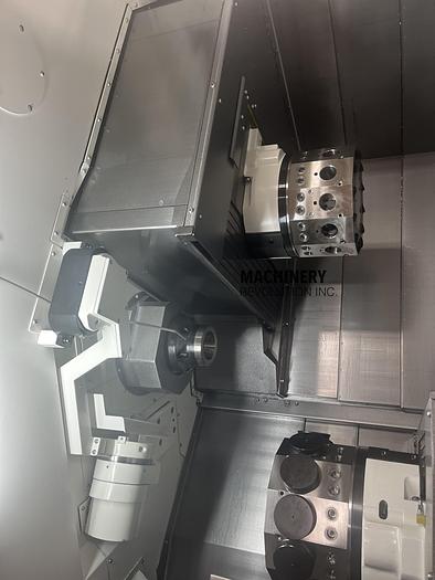 Used 2022 Mazak HQR-100MSY Twin Turret / Twin Spindle / Live Tooling / Bar Feeder CNC Lathe ***156 Hours***