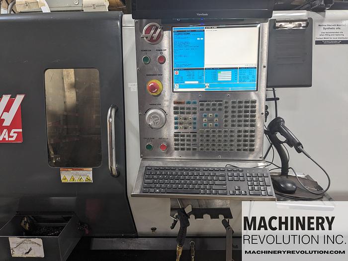 Used 2011 HAAS DS-30Y CNC Turning Center With Live Tooling Dual Spindle Bar Feeder
