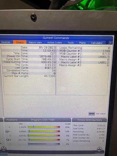 Used 2019 HAAS ST-20Y CNC Turning Center with Sub Spindle Y-Axis and Live Tooling *** Only 499 cutting hours***