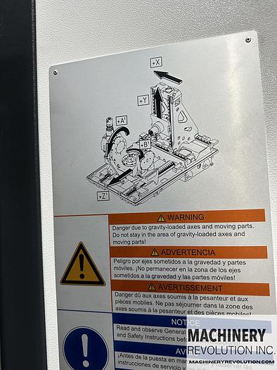 2022 Heller HF-5500 5-Axis CNC Horizontal Machining Center
