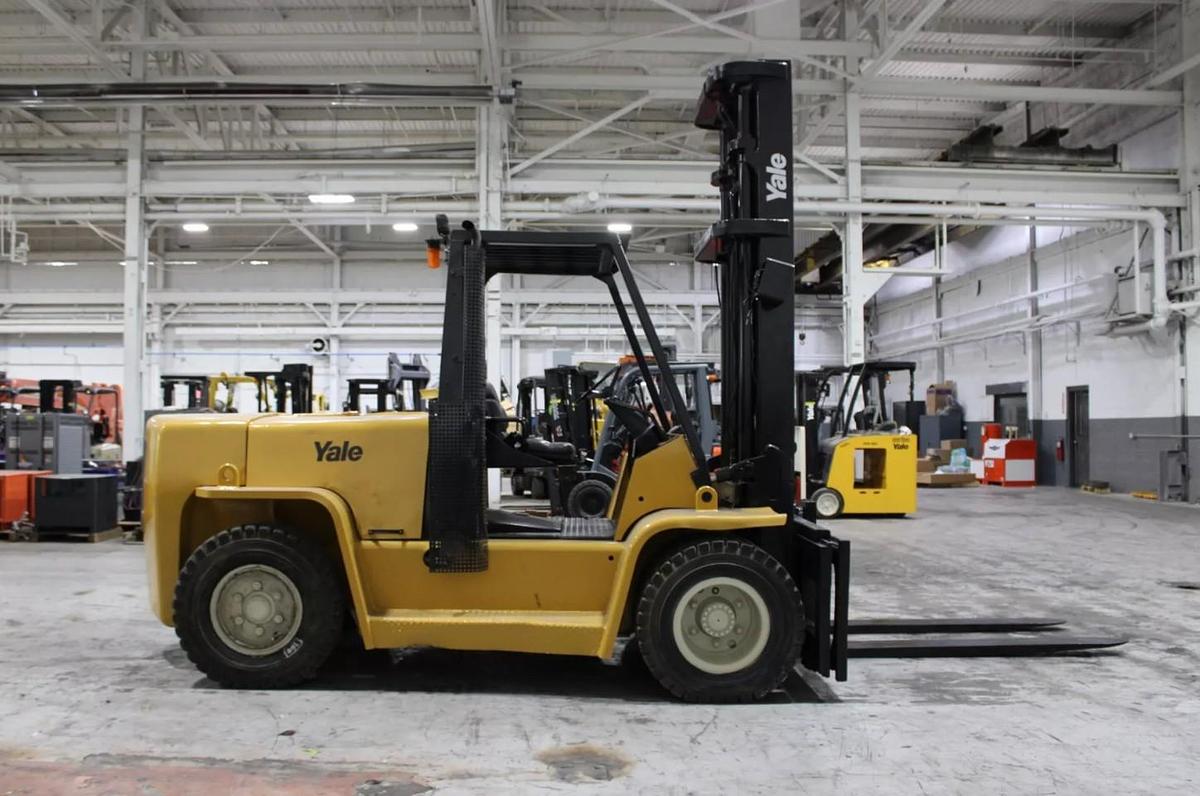 Used 2007 YALE GDP155 15,500 LB Forklift Diesel with only 4,520 Hours