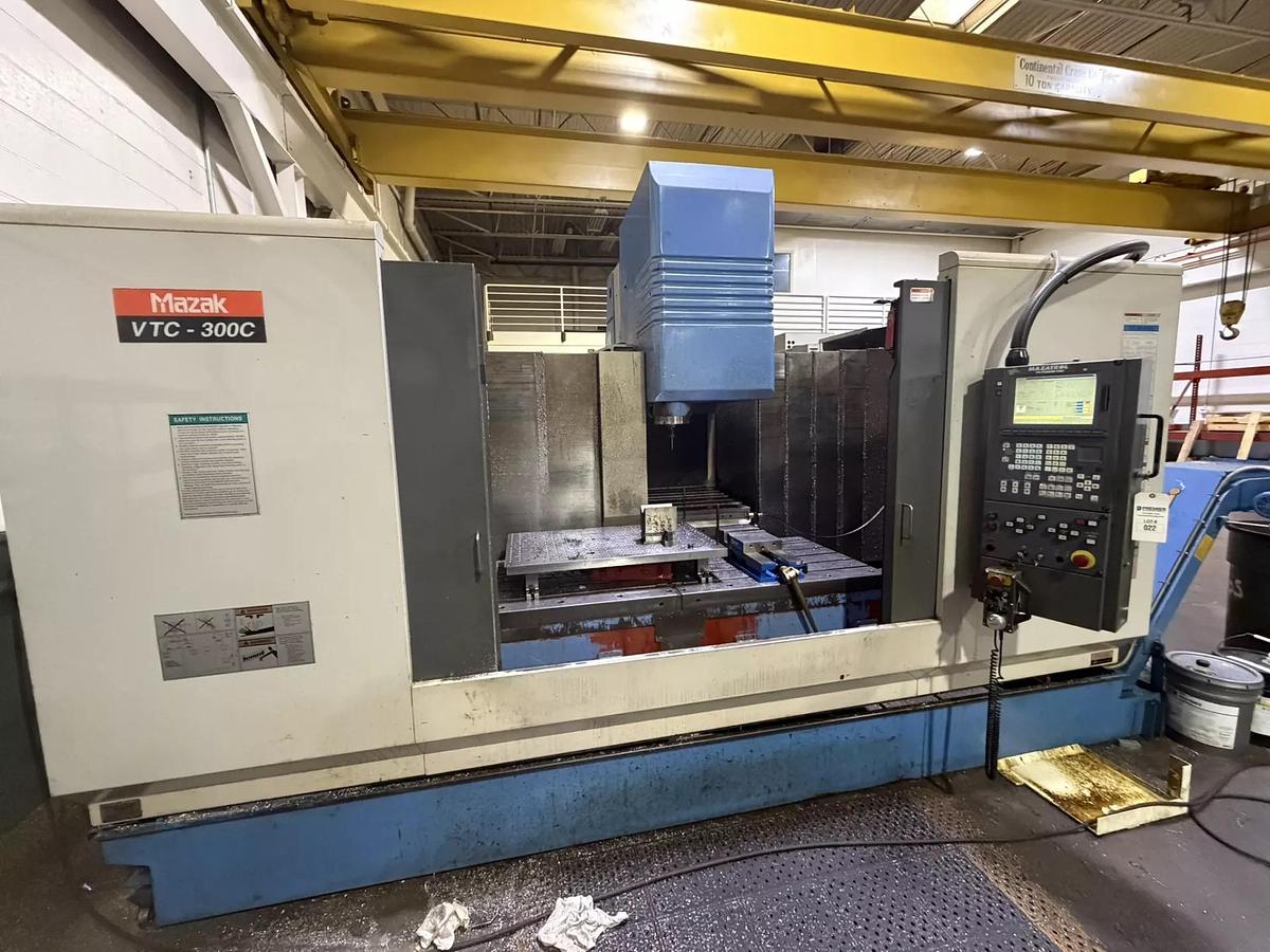 Used 2002 MAZAK VTC-300C 12,000 rpm CNC Vertical Machining Center