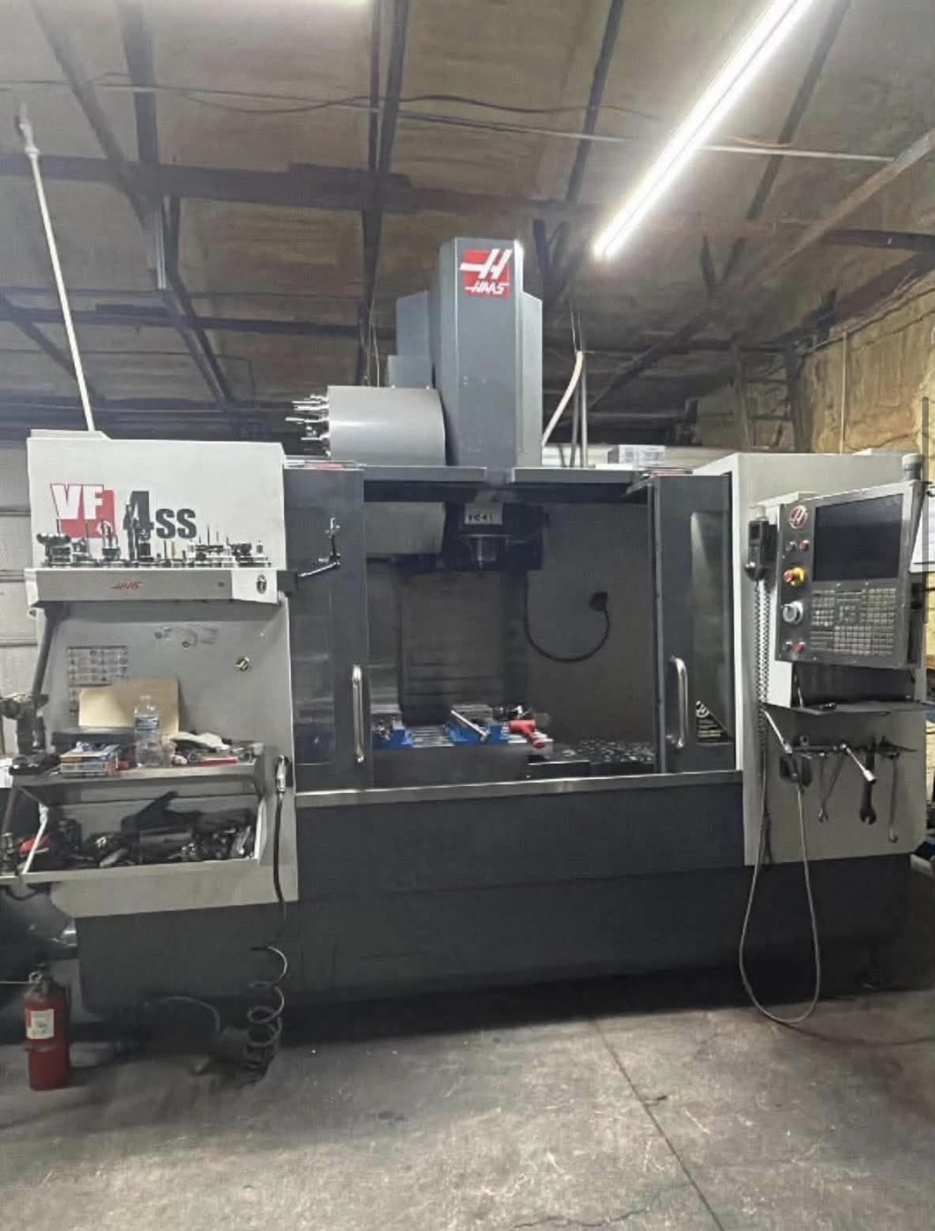 Used 2014 HAAS VF-4SS 4-Axis 12,000 rpm CNC Vertical Machining Center