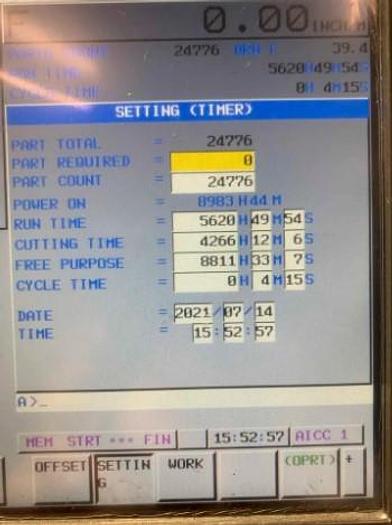 Used 2018 Toyoda FH500J CNC 4-Axis High Speed Horizontal Machining Center