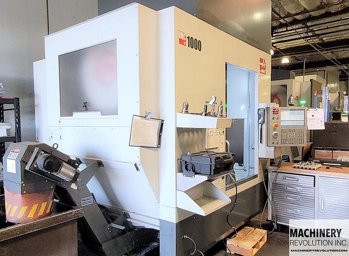 Used 2019 HAAS UMC-1000 5-Axis 10,000 RPM WIPS / HSM  TSC CNC Vertical Machining Center