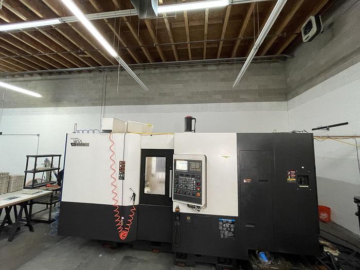 Used 2013 HYUNDAI WIA HS4000I 4-Axis Horizonta Machining Center with Pallet Changer