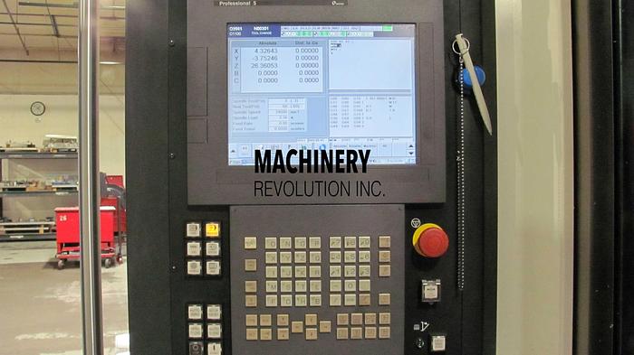 Used 2016 Makino A61NX-5E 5-Axis 400MM Horizontal Machining Center with Pallet Changer