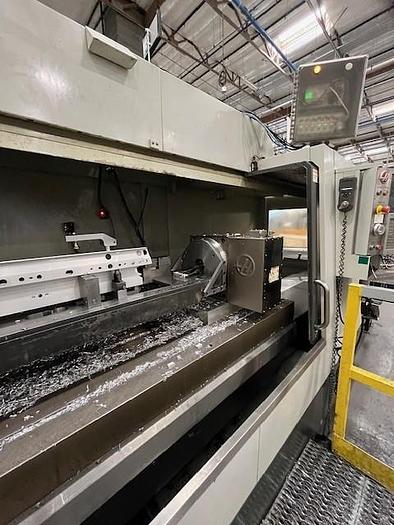 Used 2014 HAAS VF-12 4-Axis CNC Vertical Machining Center with HRT-310 4th Axis Rotary Table