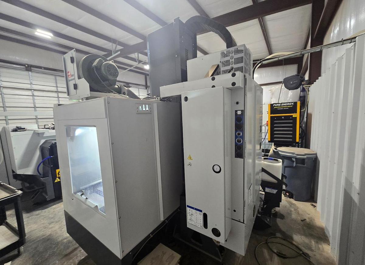 Used 2023 HAAS VF-2SS 12,000 RPM 4-Axis CNC Vertical Machining Center Only 100 Cutting Hours