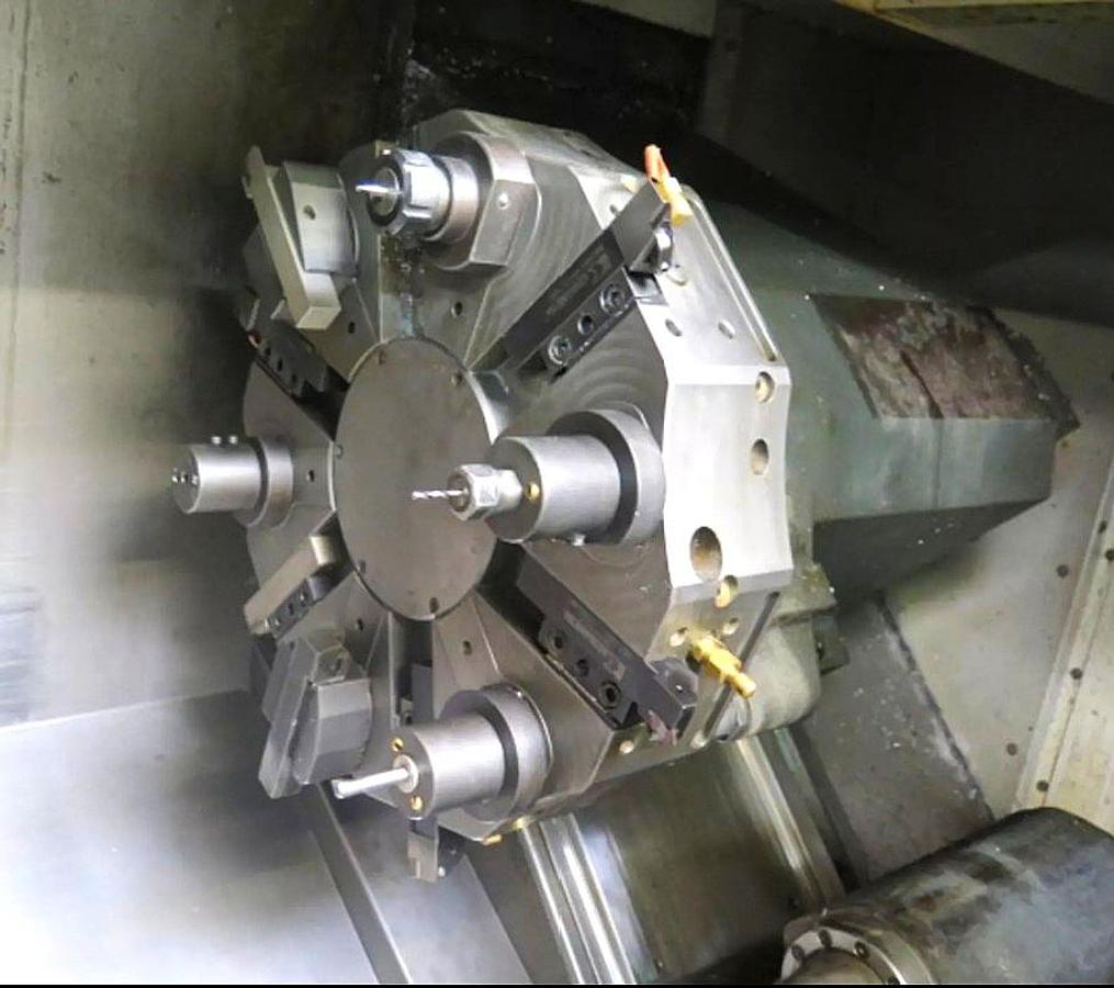 Used 2011 HAAS ST-20 CNC LATHE with Tailstock, PreSetter LNS Hydrobar Hydraulic Bar Feed