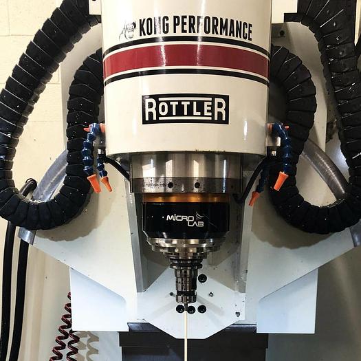 Used 2016 ROTTLER P69AHD 5-AXIS CNC CYLINDER HEAD PORTING MACHINE VERTICAL MACHINING CENTER