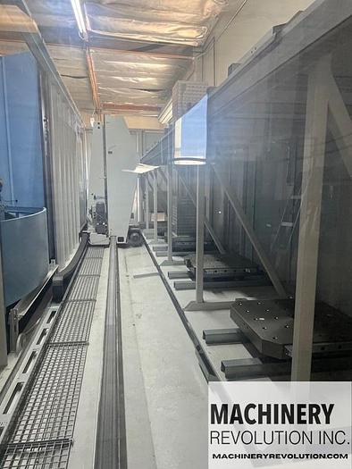 Used 2021 Matsuura MAM 72 100 H 5-Axis CNC Horizontal Machining Center 245 Tools / 10 Station Pallet Pool / CAT 50 / 200mm  ***Like New***