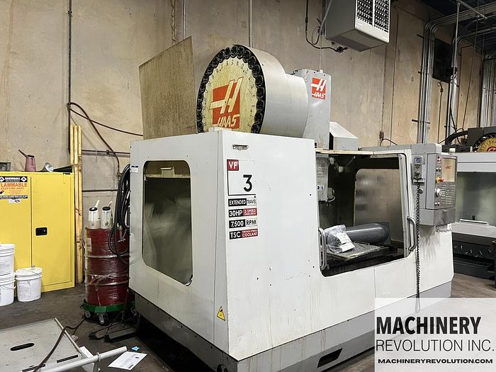 Used 2008 HAAS VF-3YT/50 CNC Vertical Machining Center TSC / WIPS