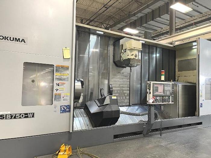 Used 2010 OKUMA Multus B750-W 8-Axis CNC Mill Turn
