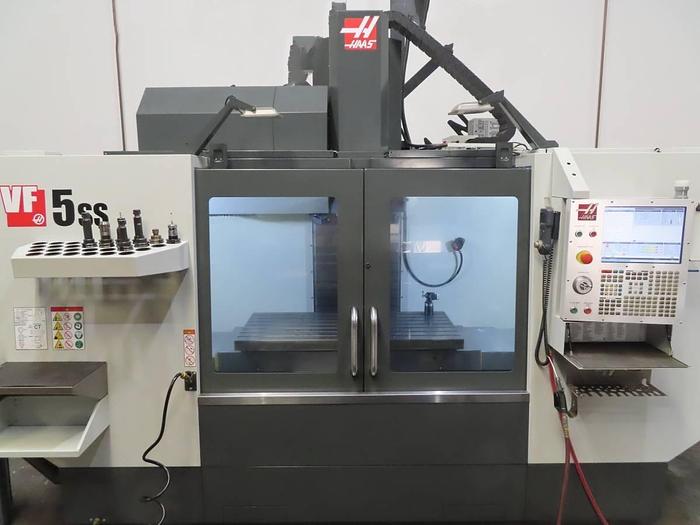 Used 2018 HAAS VF-5SS 5-Axis Vertical Machining Center ***Low Hours***