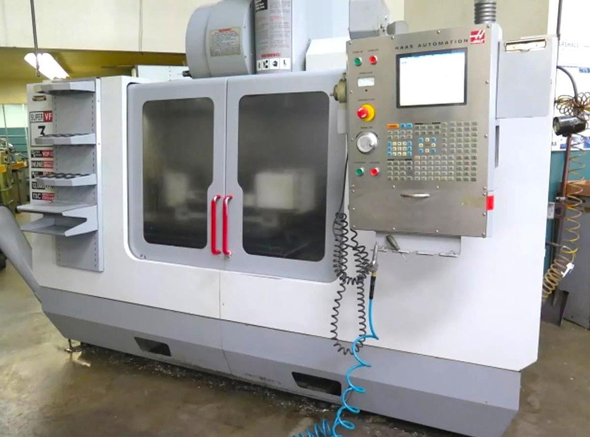 Used 2004 HAAS VF-3SS 12,000 RPM 5-Axis CNC Vertical Machining Center with TR-210 Trunnion Table