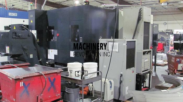 Used 2016 Makino A61NX-5E 5-Axis 400MM Horizontal Machining Center with Pallet Changer