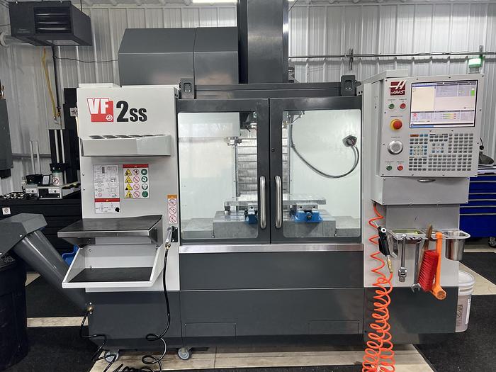 Used 2022 HAAS VF-2SS 4-Axis CNC Vertical Machining Center
