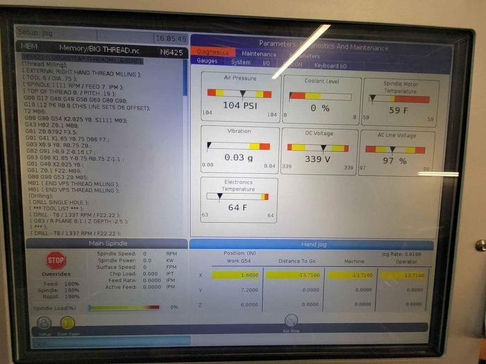 Used 2019 HAAS TM-1P CNC Vertical Machining Center ***100 Cutting Hours***